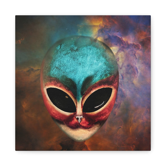 Galactic Cat Stretched Canvas