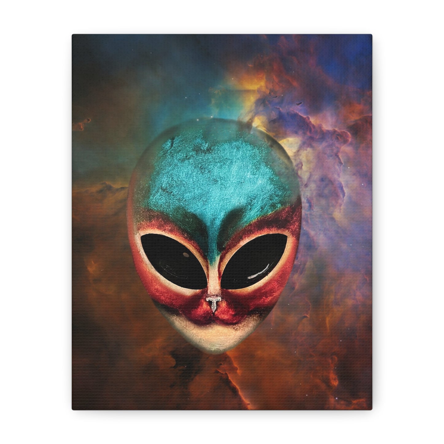 Galactic Cat Stretched Canvas