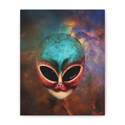 Galactic Cat Stretched Canvas